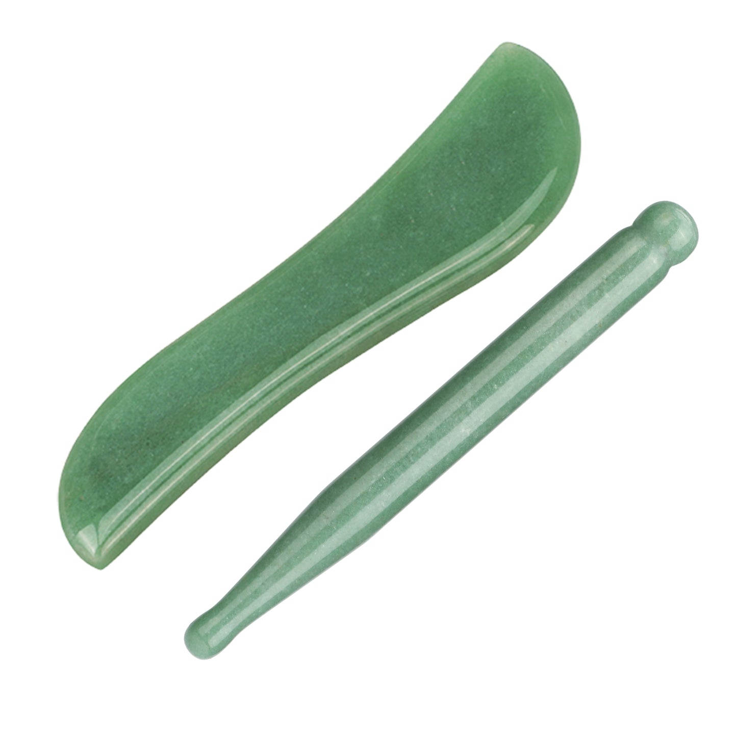 ideayard Jade Gua Sha Stone Scraping Massage Tool Acupuncture Pen Therapy Stick Point Treatment