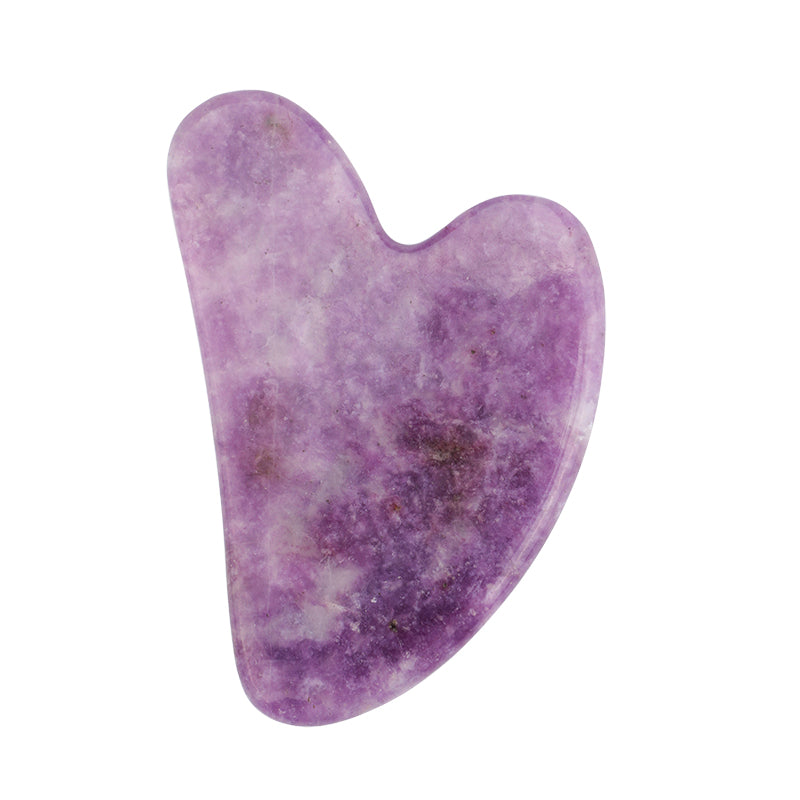 Amethyst Gua Sha Massage Tool, Guasha Tool for Face and Body Skin Massage. Tools for SPA Acupuncture