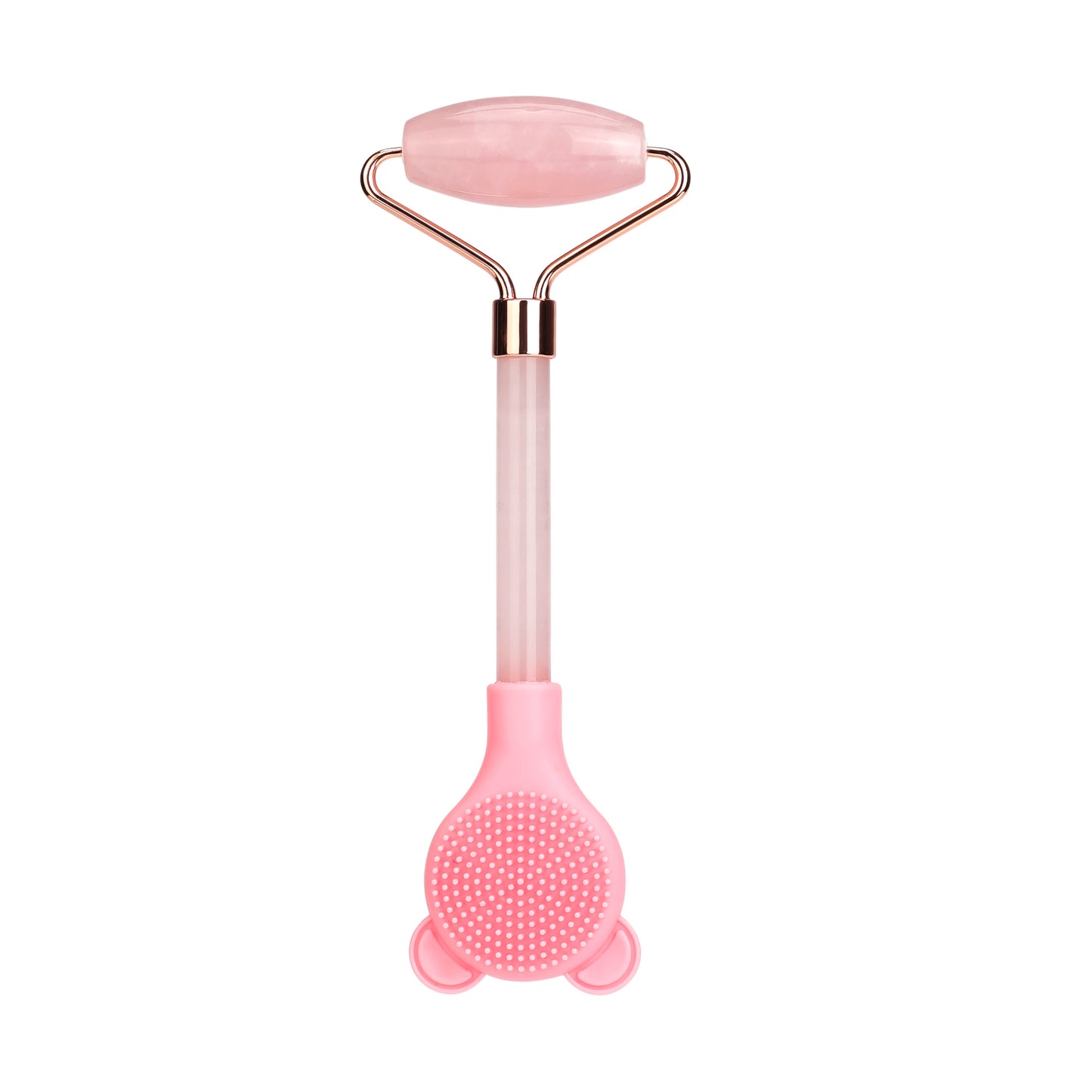 Jade roller & face wash brush 2 in 1 facial jade roller