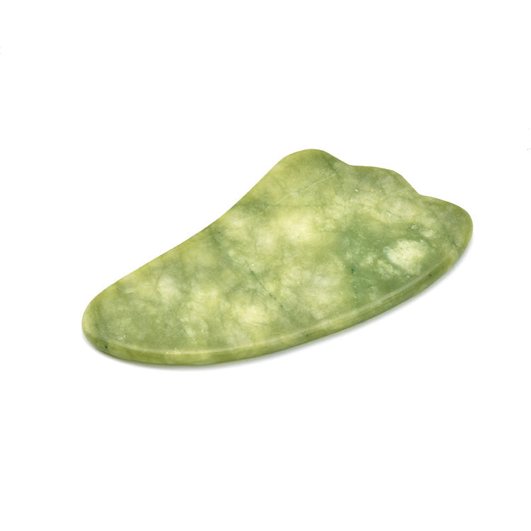 Big Natural Jade Stone Gua Sha Massage Tool, Guasha Tool for Face and Body Skin Massage. Tools for SPA Acupuncture