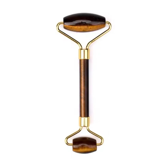 Tiger eye jade roller natural jade stone massage roller for face