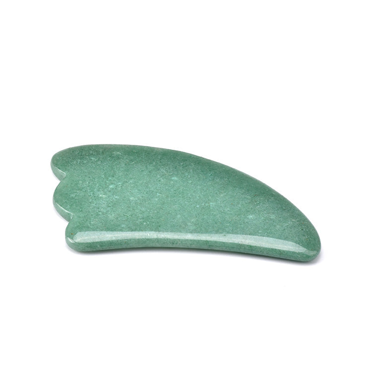 Big Natural Jade Stone Gua Sha Massage Tool, Guasha Tool for Face and Body Skin Massage. Tools for SPA Acupuncture