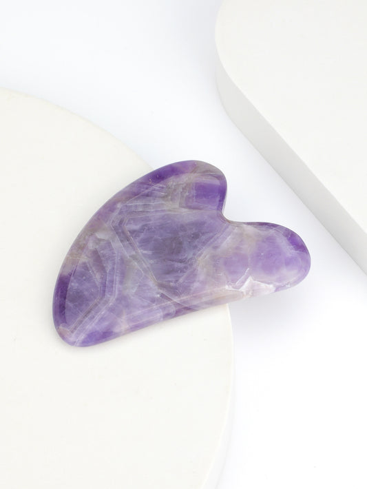 Amethyst Gua Sha Massage Tool, Guasha Tool for Face and Body Skin Massage. Tools for SPA Acupuncture