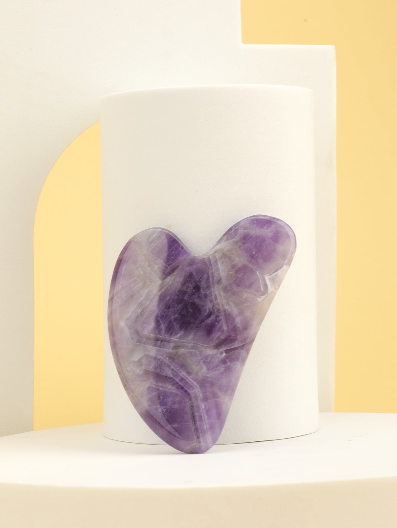 Amethyst Gua Sha Massage Tool, Guasha Tool for Face and Body Skin Massage. Tools for SPA Acupuncture