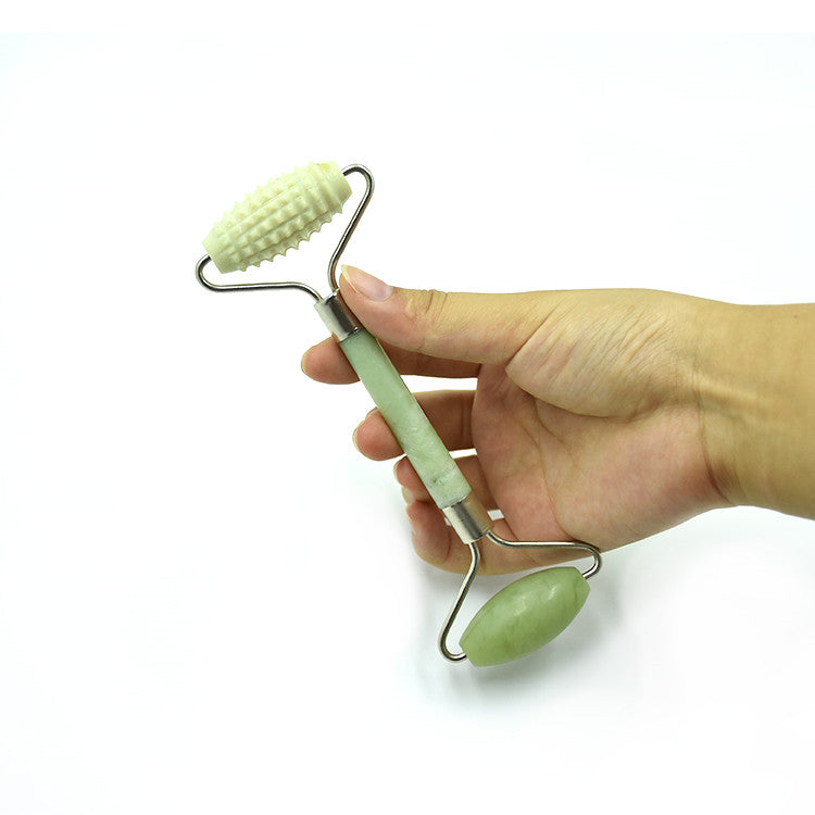 Facial massage jade stone roller single head jade roller for face